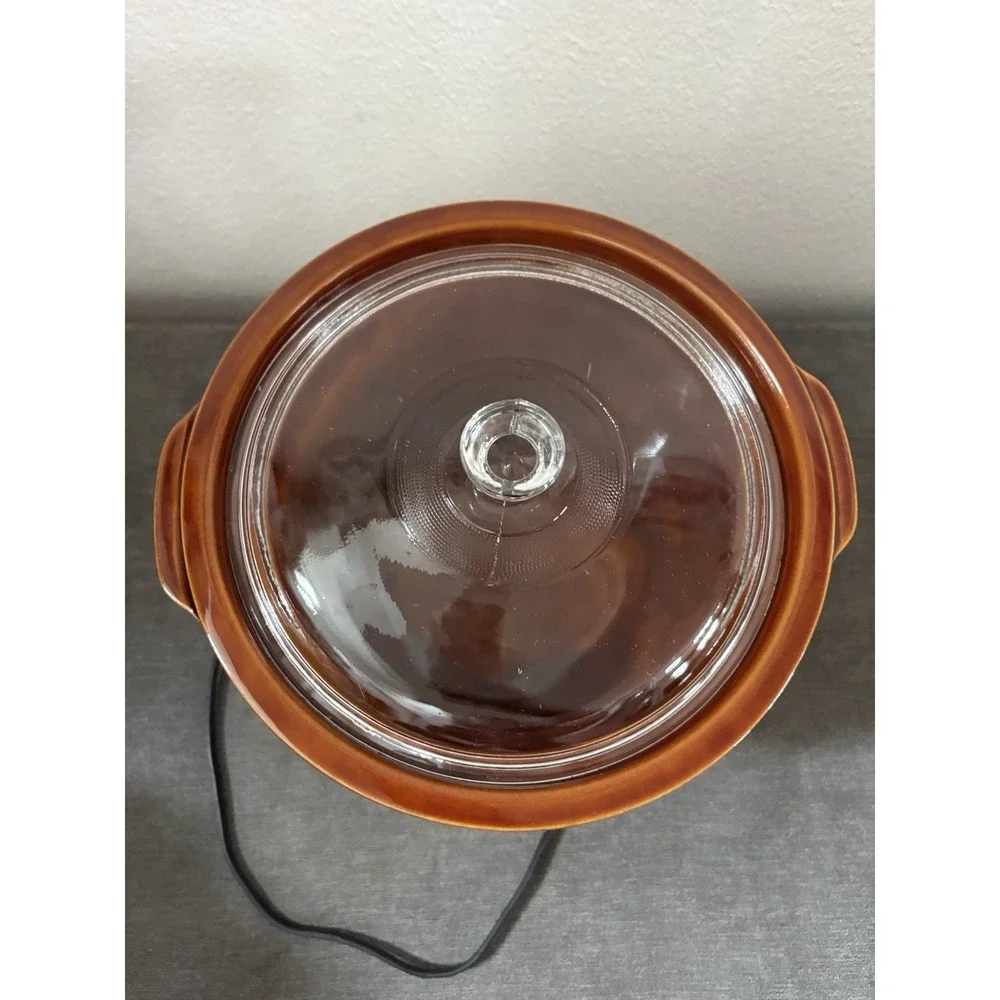 VINTAGE Hamilton Beach Scovill 4 Qt Crock Watcher Slow Cooker Tested Crock Pot